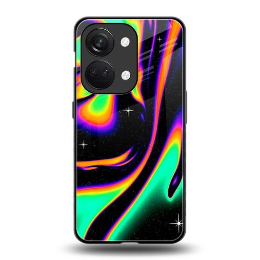Cosmic Mirage back phone cover | glass case for oneplus nord 3