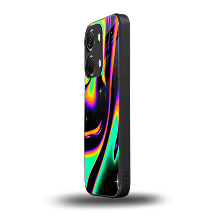 Cosmic Mirage oneplus nord 3 mobile cover | shockproof glass phone case
