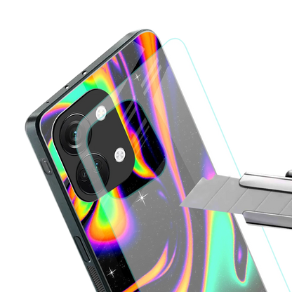 Cosmic Mirage stylish phone case for oneplus nord 3 | glossy glass and slim fit