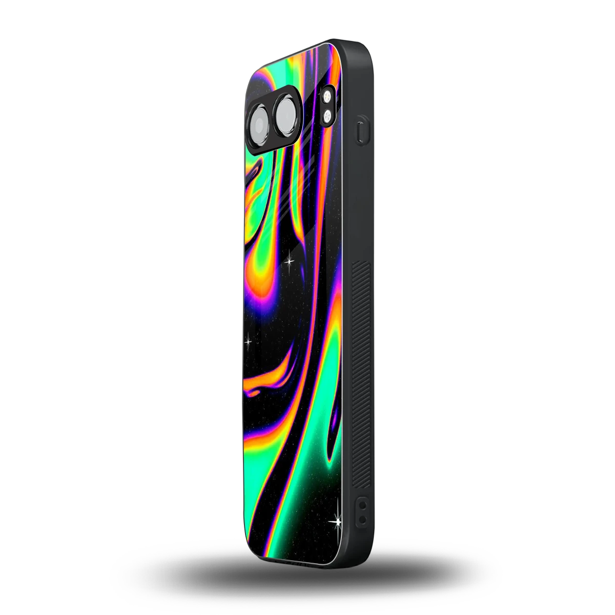 Cosmic Mirage oneplus nord 4 mobile cover | shockproof glass phone case