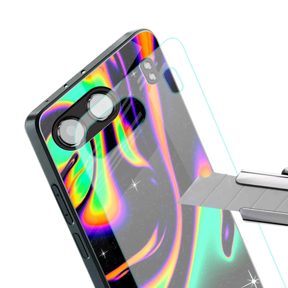 Cosmic Mirage stylish phone case for oneplus nord 4 | glossy glass and slim fit