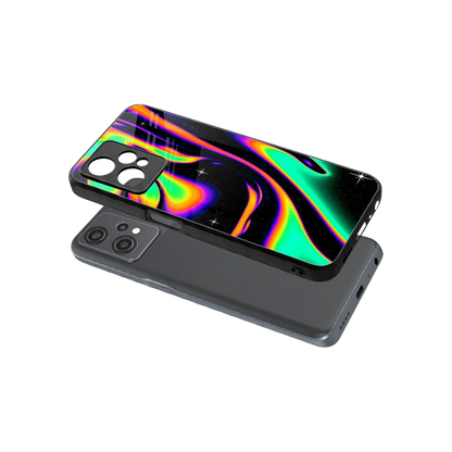 Cosmic Mirage sleek oneplus nord ce 2 lite cover with tempered glass back and TPU edges