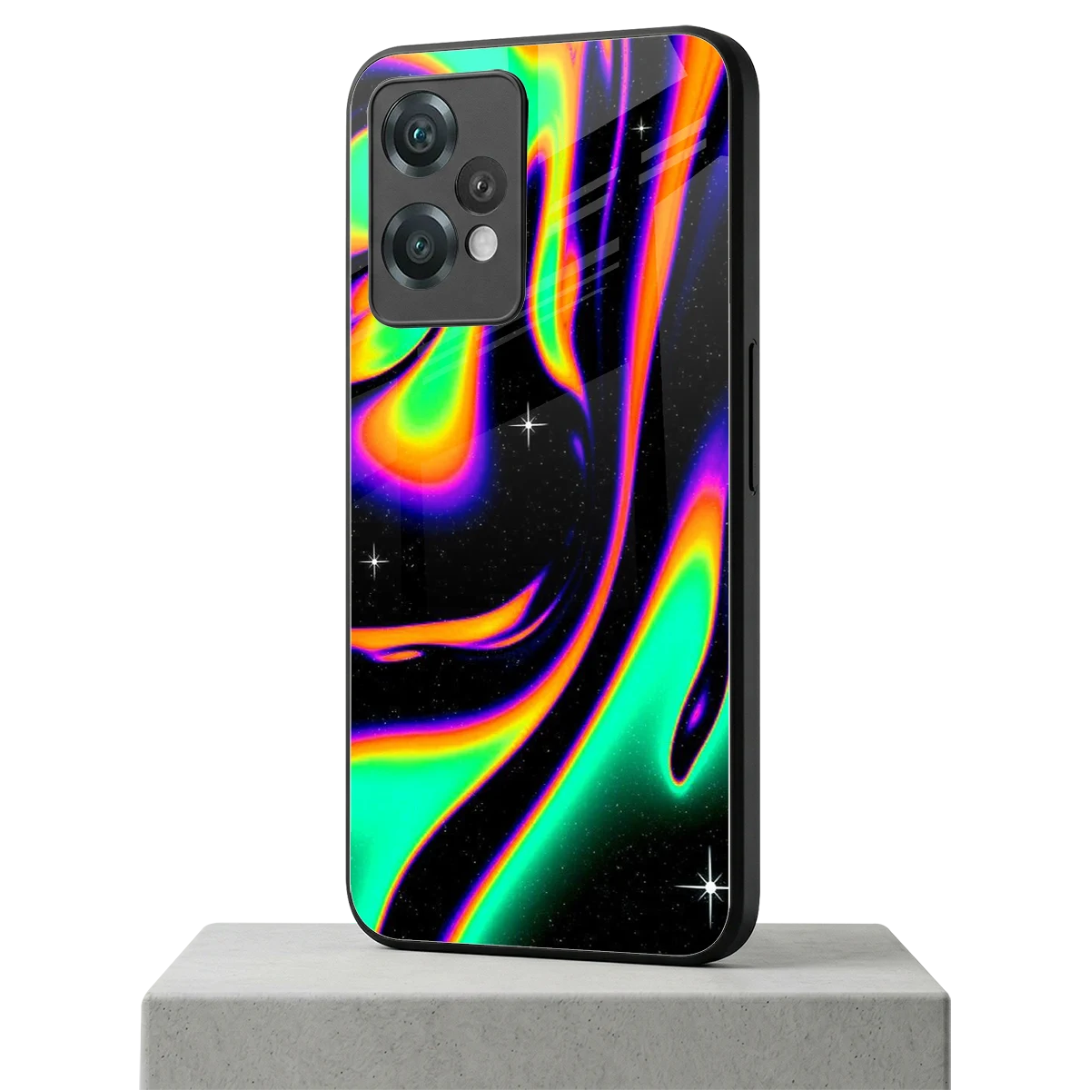 Cosmic Mirage oneplus nord ce 2 lite mobile cover | shockproof glass phone case