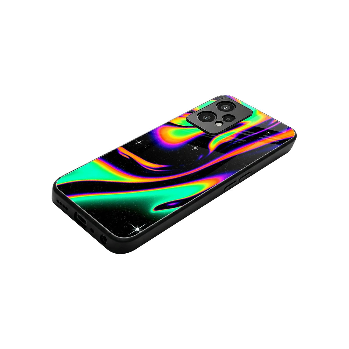 Cosmic Mirage stylish phone case for oneplus nord ce 2 lite | glossy glass and slim fit