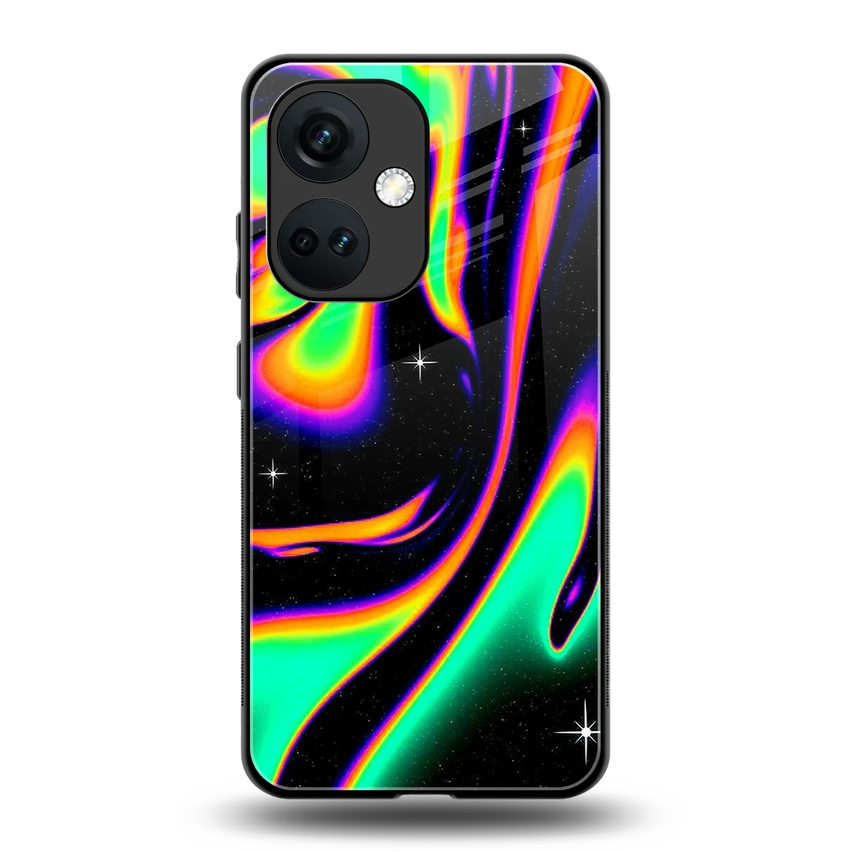 Cosmic Mirage back phone cover | glass case for oneplus nord ce 3
