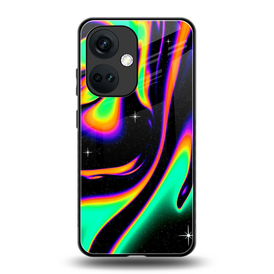 Cosmic Mirage back phone cover | glass case for oneplus nord ce 3