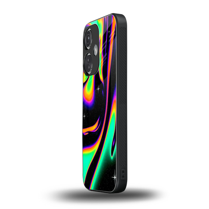 Cosmic Mirage oneplus nord ce 3 mobile cover | shockproof glass phone case