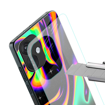 Cosmic Mirage stylish phone case for oneplus nord ce 3 | glossy glass and slim fit