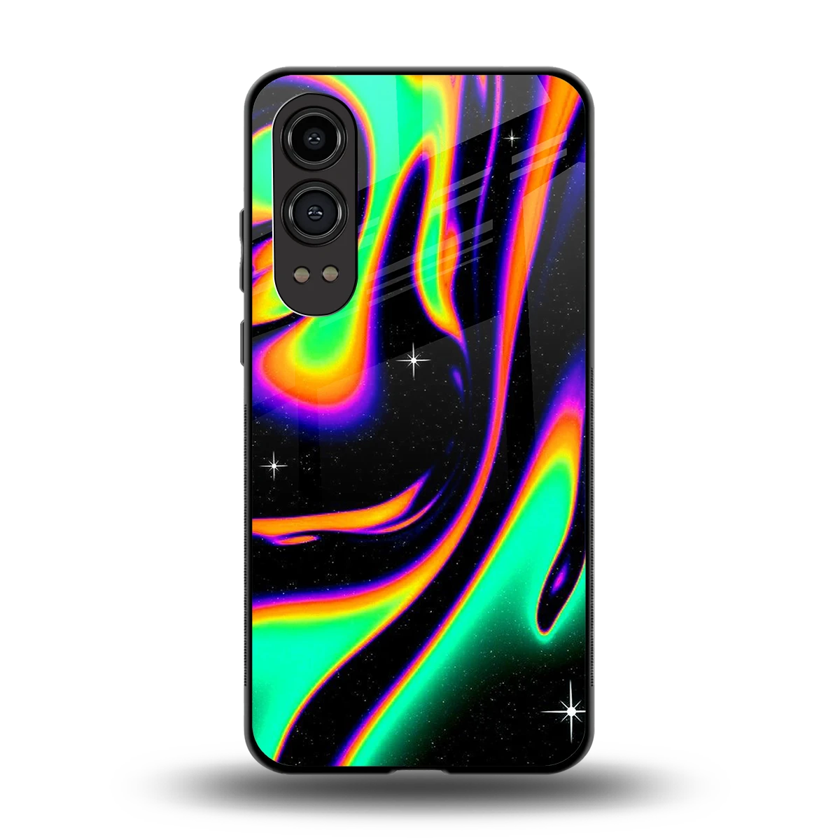 Cosmic Mirage back phone cover | glass case for oneplus nord ce 4 lite