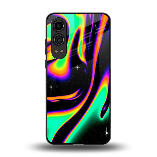 Cosmic Mirage back phone cover | glass case for oneplus nord ce 4 lite