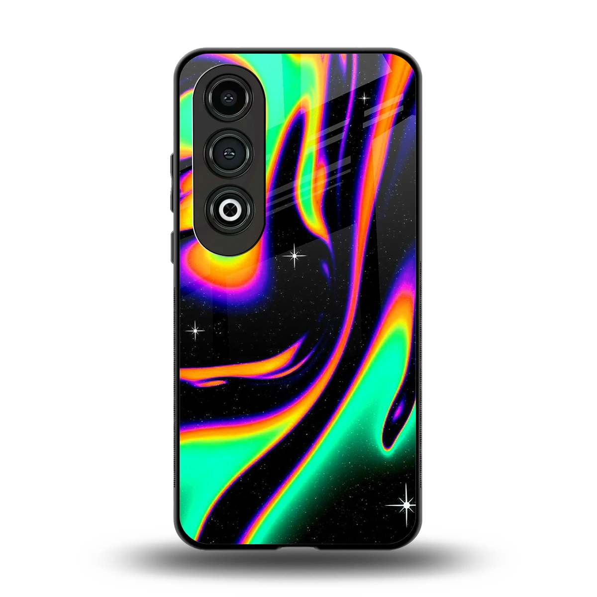 Cosmic Mirage back phone cover | glass case for oneplus nord ce 4
