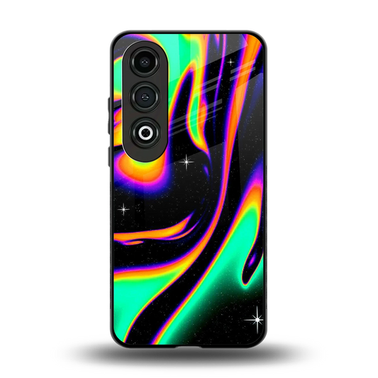 Cosmic Mirage back phone cover | glass case for oneplus nord ce 4