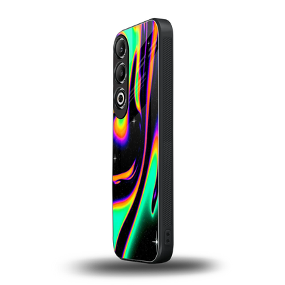 Cosmic Mirage oneplus nord ce 4 mobile cover | shockproof glass phone case