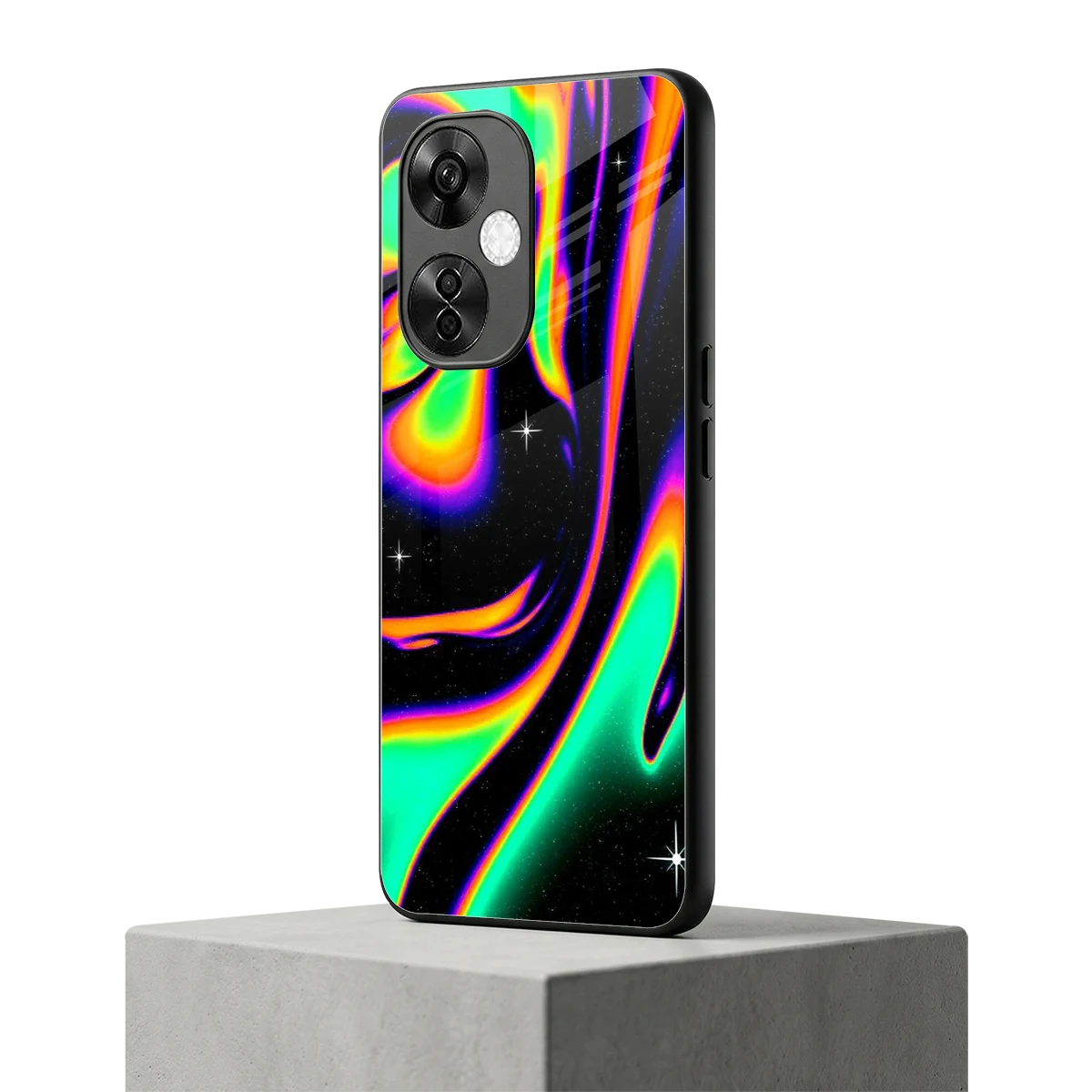 Cosmic Mirage oneplus nord ce 3 lite mobile cover | shockproof glass phone case