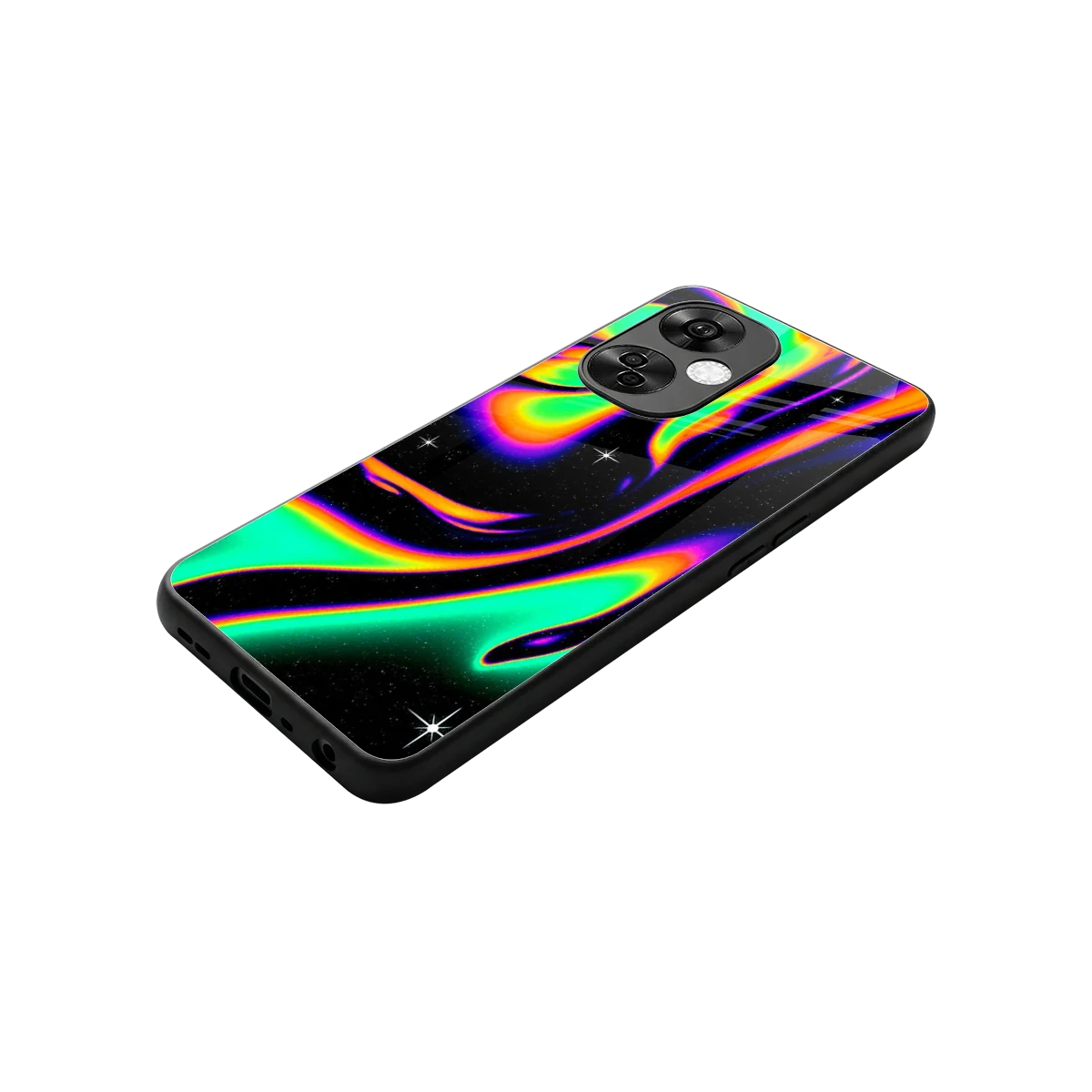 Cosmic Mirage stylish phone case for oneplus nord ce 3 lite | glossy glass and slim fit