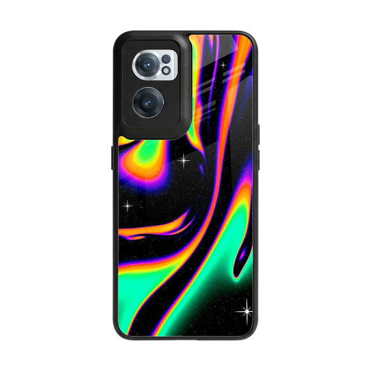 Cosmic Mirage back phone cover | glass case for oneplus nord ce 2
