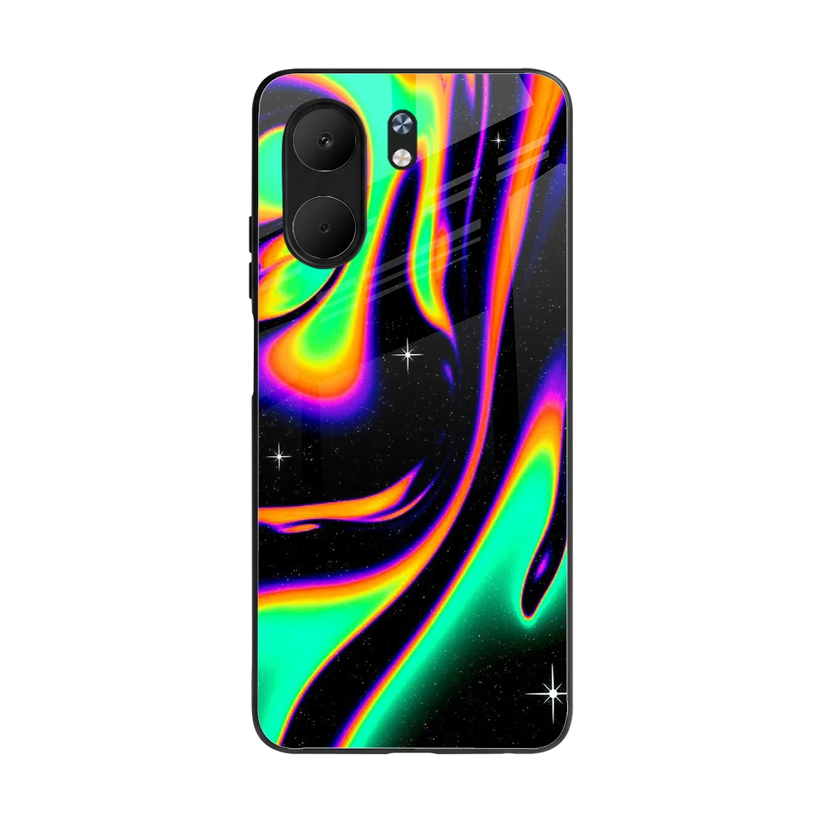 Cosmic Mirage back phone cover | glass case for oppo a5x 5g