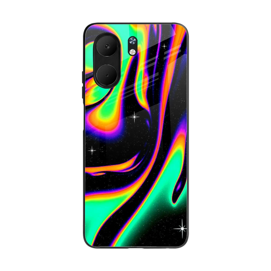Cosmic Mirage back phone cover | glass case for oppo a5x 5g