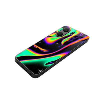 Cosmic Mirage stylish phone case for oppo a5x 5g | glossy glass and slim fit