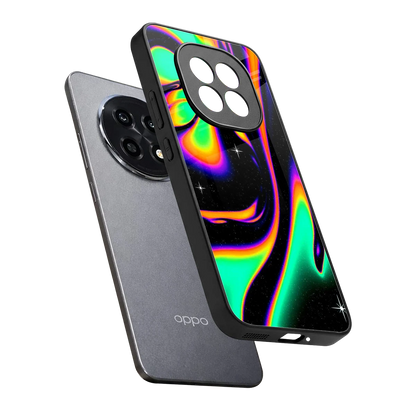 Cosmic Mirage sleek oppo f29 pro 5g cover with tempered glass back and TPU edges