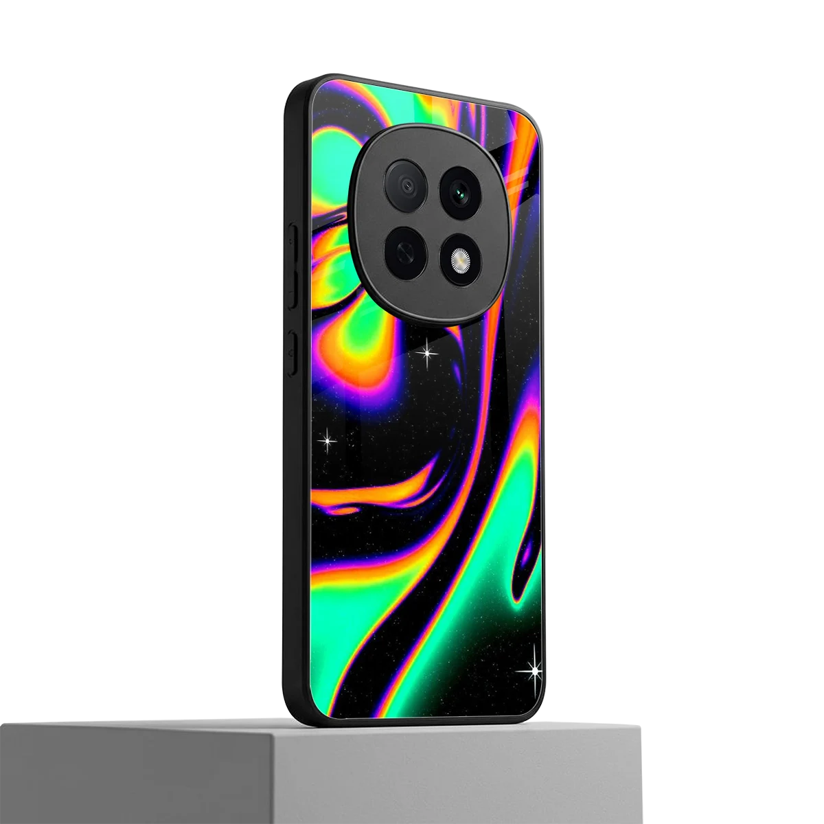 Cosmic Mirage oppo f29 pro 5g mobile cover | shockproof glass phone case