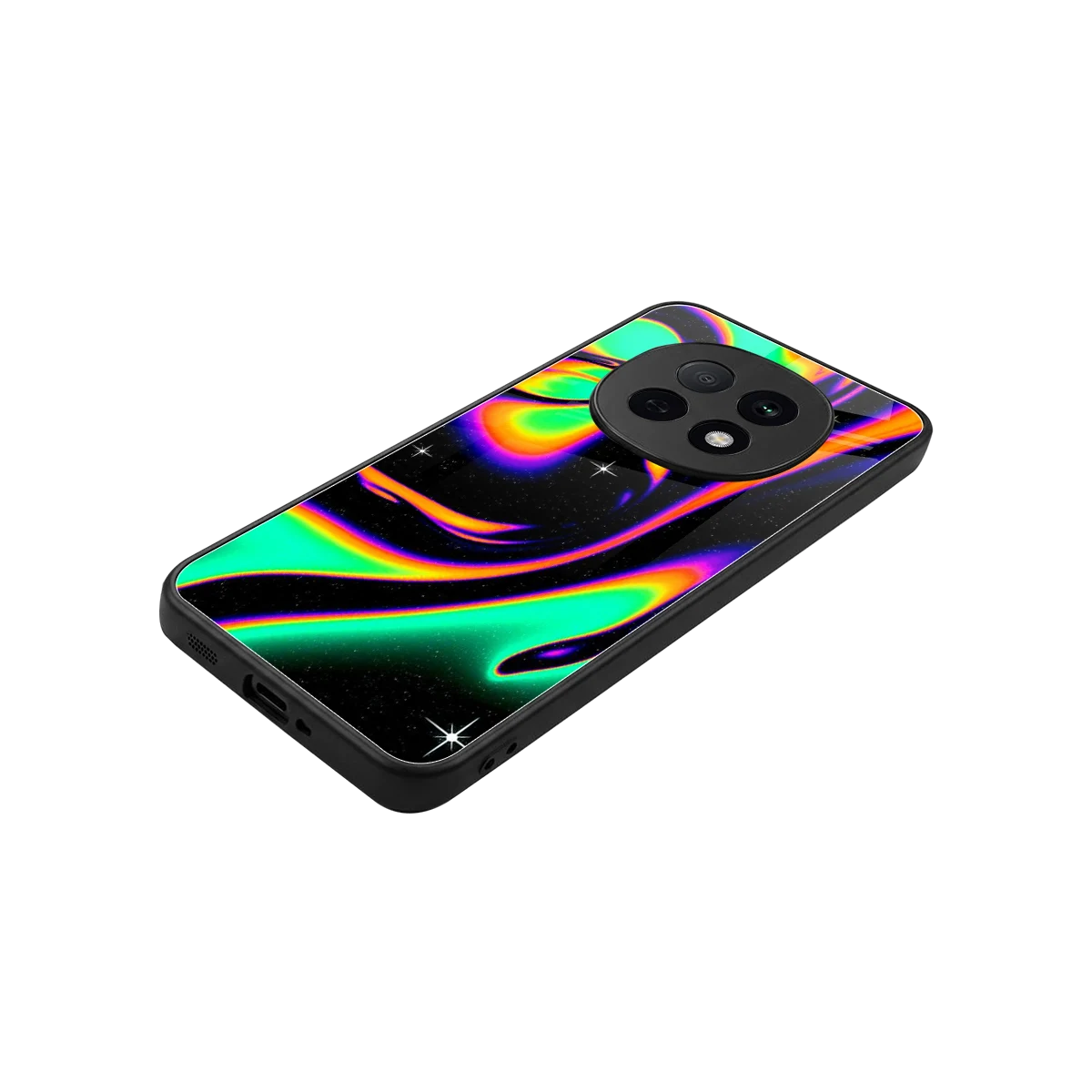 Cosmic Mirage stylish phone case for oppo f29 pro 5g | glossy glass and slim fit