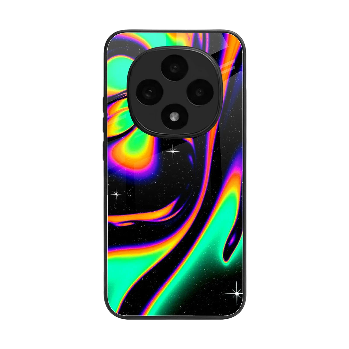 Cosmic Mirage back phone cover | glass case for oppo f31 pro 5g