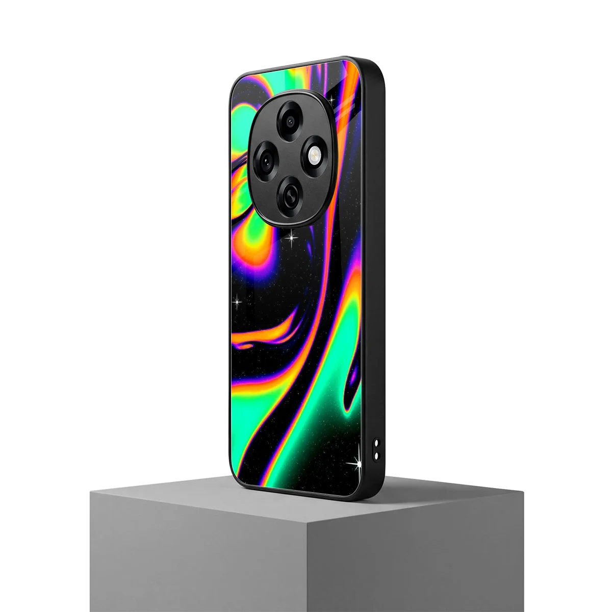 Cosmic Mirage oppo f31 pro 5g mobile cover | shockproof glass phone case