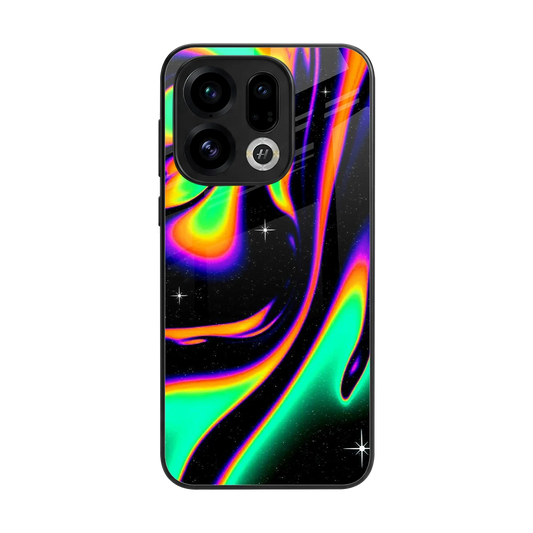 Cosmic Mirage back phone cover | glass case for oppo find x9