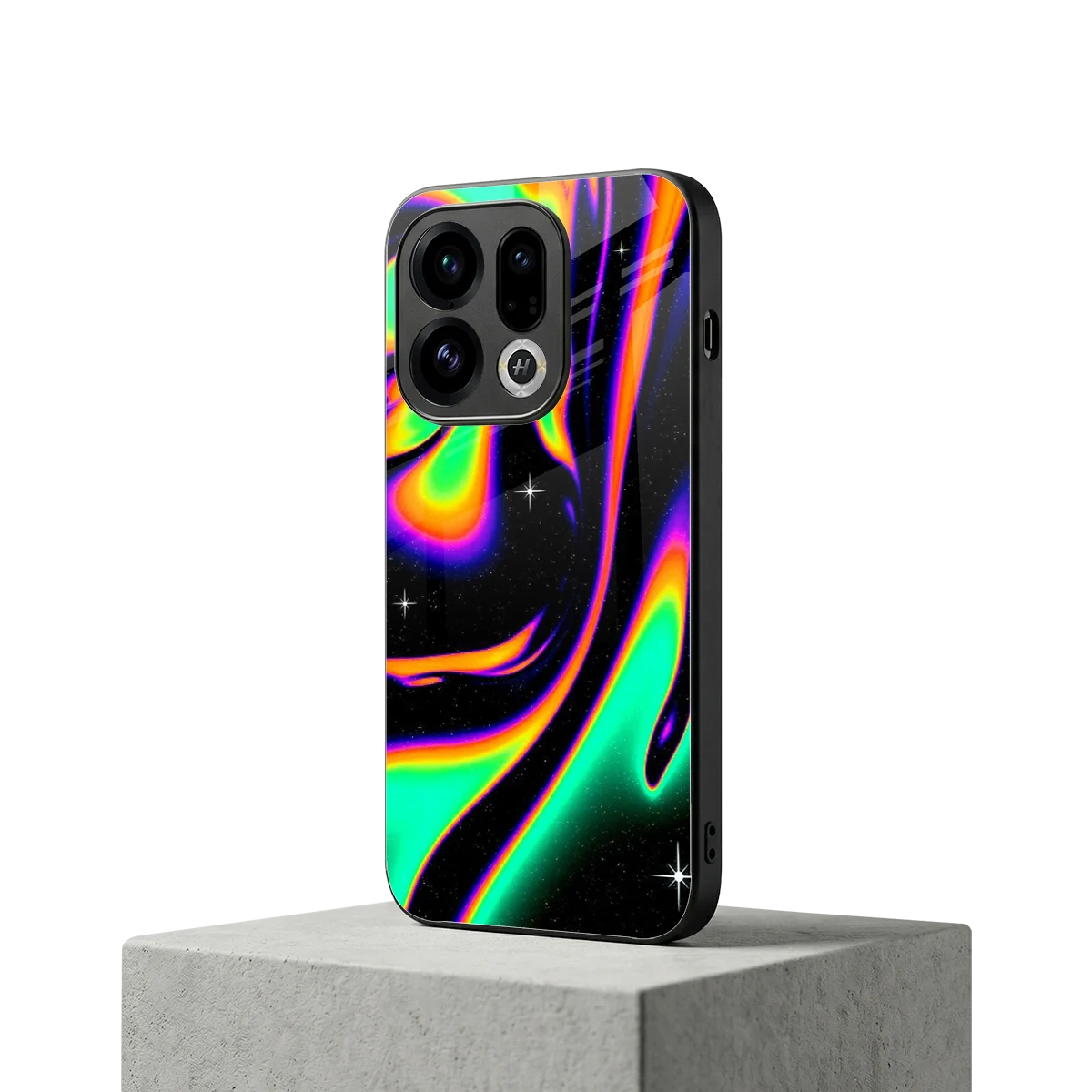 Cosmic Mirage oppo find x9 mobile cover | shockproof glass phone case