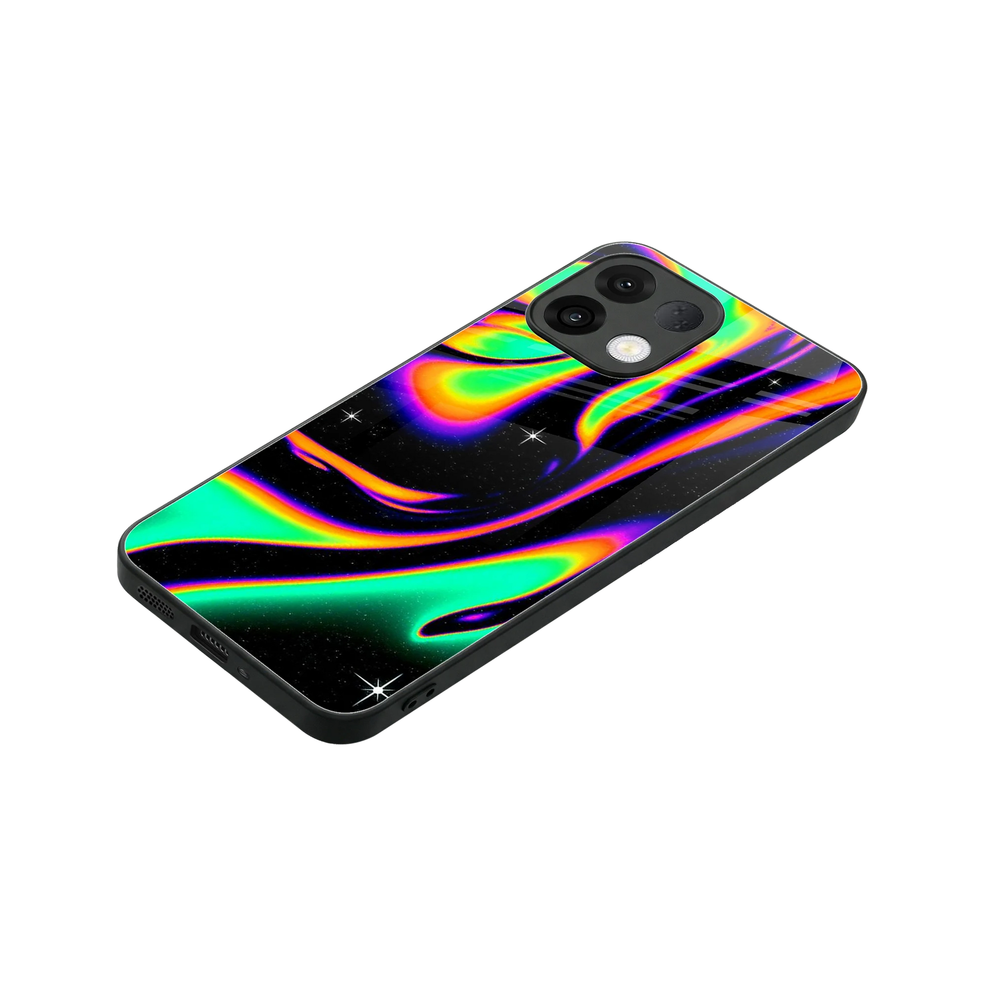 Cosmic Mirage stylish phone case for oppo k13 5g | glossy glass and slim fit