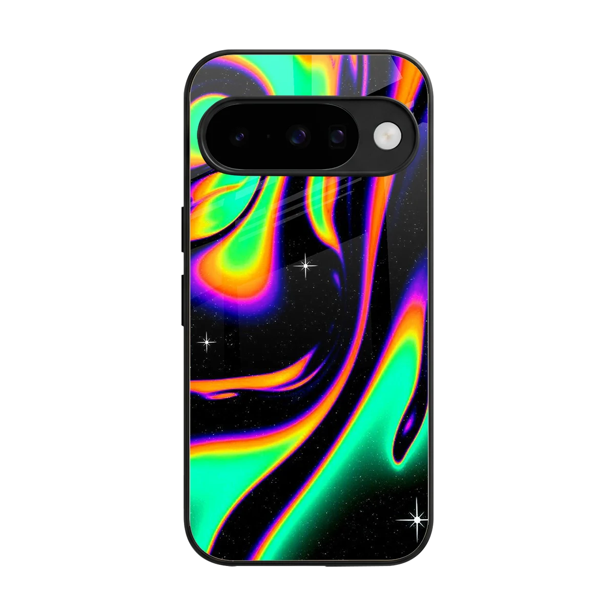 Cosmic Mirage back phone cover | glass case for google pixel 10