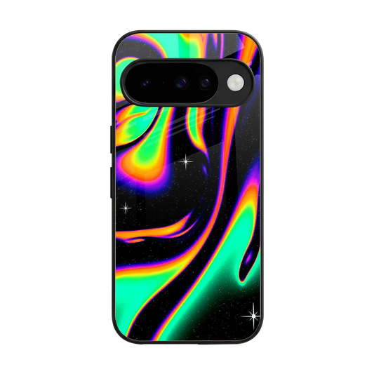 Cosmic Mirage back phone cover | glass case for google pixel 10