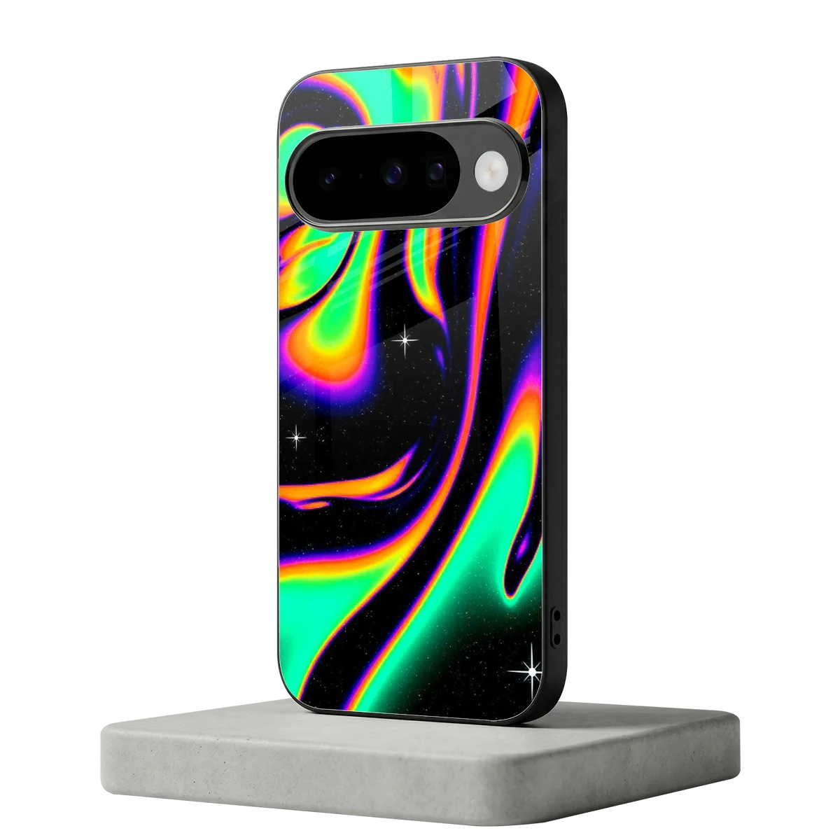 Cosmic Mirage google pixel 10 mobile cover | shockproof glass phone case