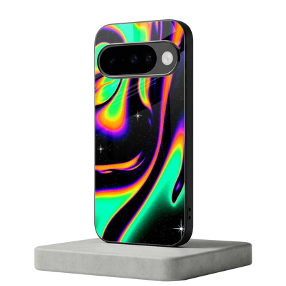 Cosmic Mirage google pixel 10 mobile cover | shockproof glass phone case