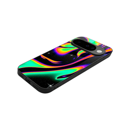 Cosmic Mirage stylish phone case for google pixel 10 | glossy glass and slim fit