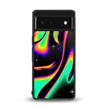 Cosmic Mirage back phone cover | glass case for google pixel 6a