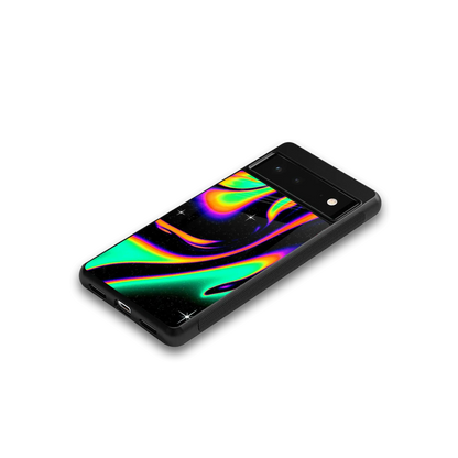 Cosmic Mirage google pixel 6a mobile cover | shockproof glass phone case