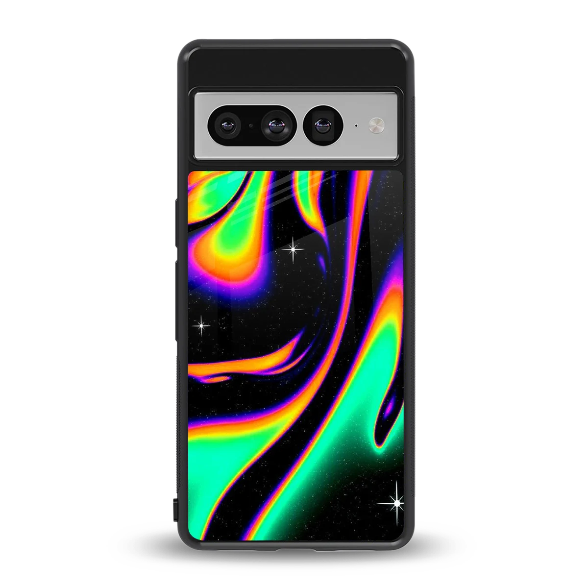 Cosmic Mirage back phone cover | glass case for google pixel 7 pro