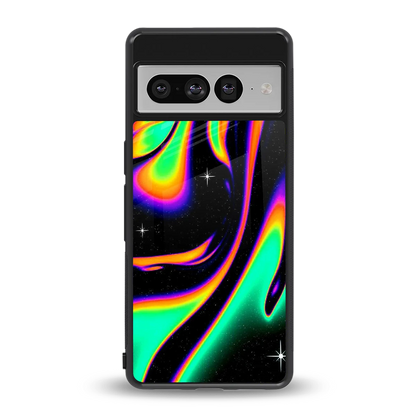 Cosmic Mirage back phone cover | glass case for google pixel 7 pro