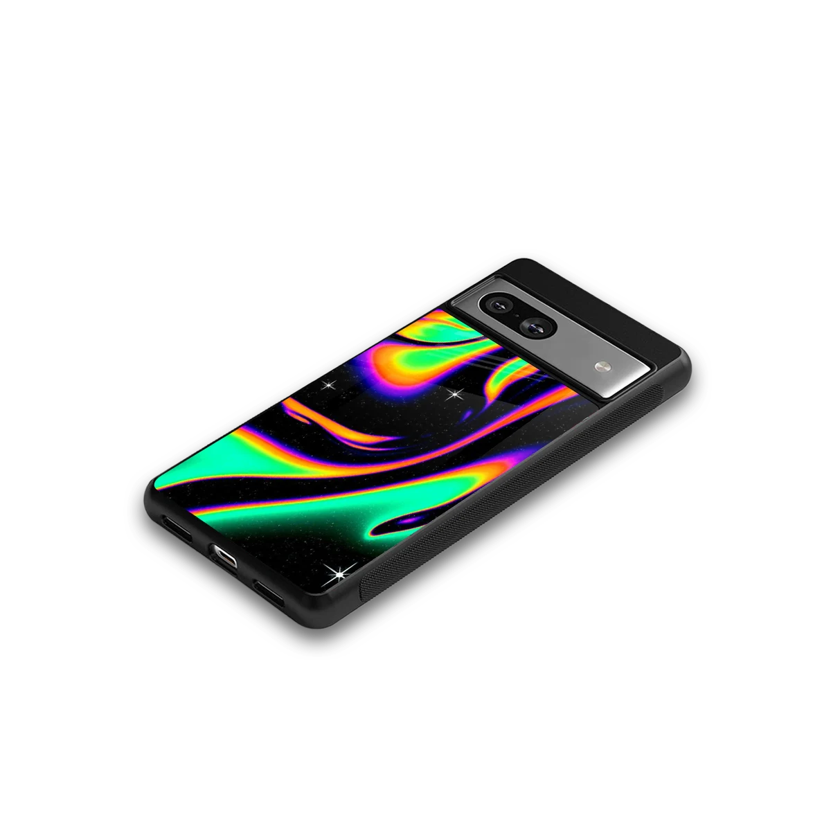 Cosmic Mirage google pixel 7a mobile cover | shockproof glass phone case