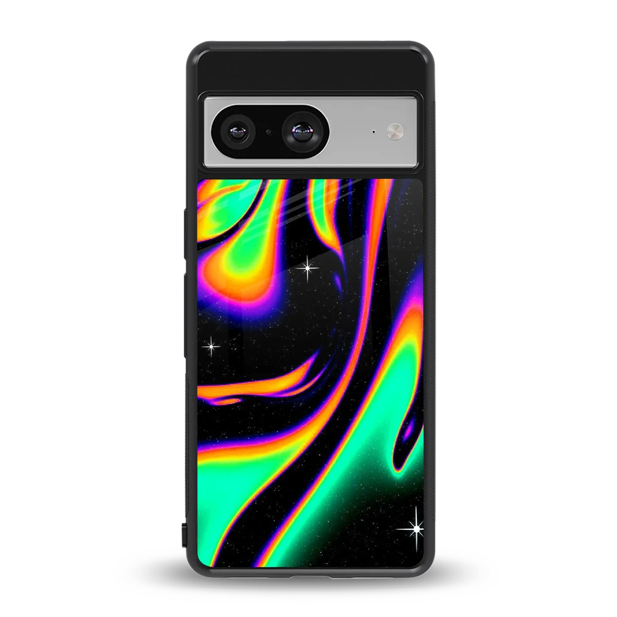 Cosmic Mirage back phone cover | glass case for google pixel 8