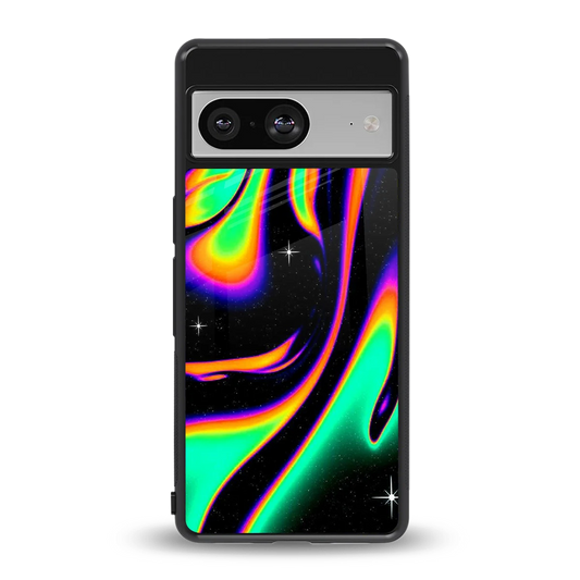 Cosmic Mirage back phone cover | glass case for google pixel 8