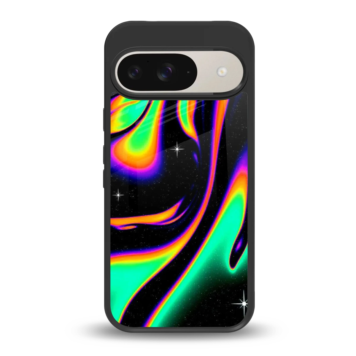 Cosmic Mirage back phone cover | glass case for google pixel 9