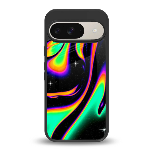 Cosmic Mirage back phone cover | glass case for google pixel 9