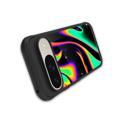 Cosmic Mirage stylish phone case for google pixel 9 | glossy glass and slim fit