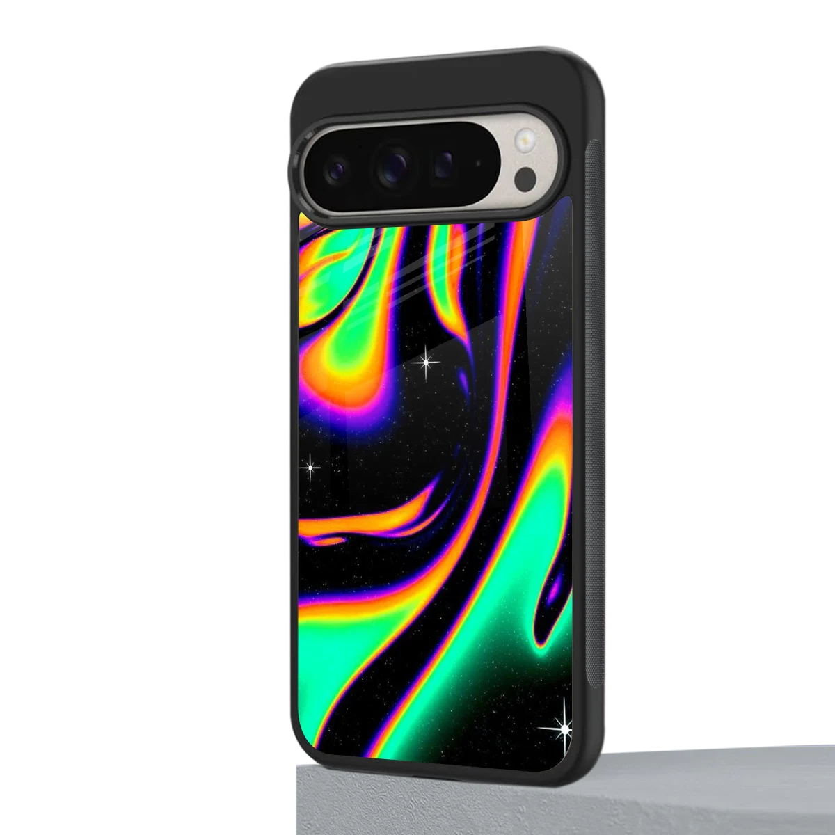Cosmic Mirage google pixel 9 pro mobile cover | shockproof glass phone case