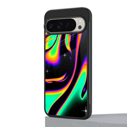 Cosmic Mirage google pixel 9 pro mobile cover | shockproof glass phone case