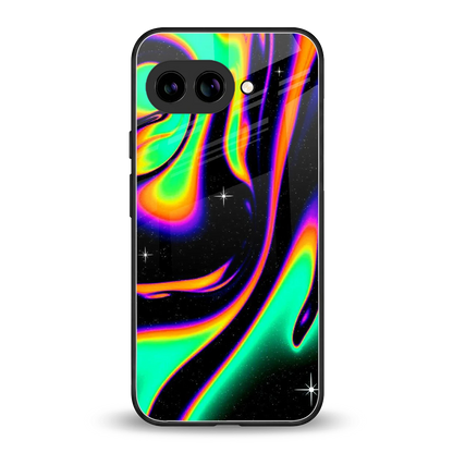 Cosmic Mirage back phone cover | glass case for google pixel 10a