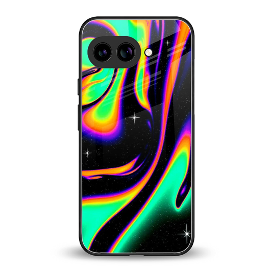 Cosmic Mirage back phone cover | glass case for google pixel 10a